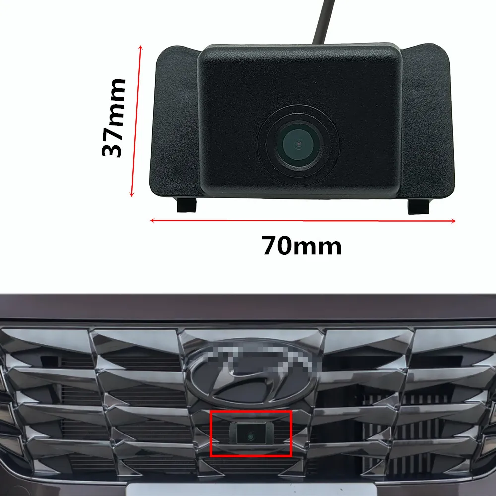 YIFOUM HD CCD Car Front View Parking Night Vision Positive Waterproof Logo Camera For Hyundai Tucson L 2021 2022