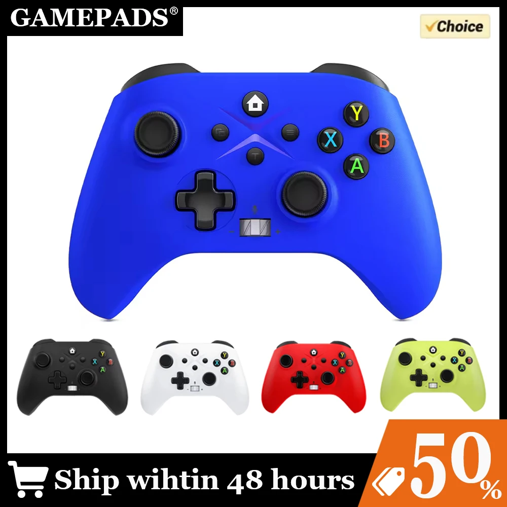 Фото Беспроводной геймпад 2,4G для Xbox ONE/Slim/Series S/X, консольный ПК, джойстик, джойстик с программируемой 6-осевой гироскопической функцией Turbo №1