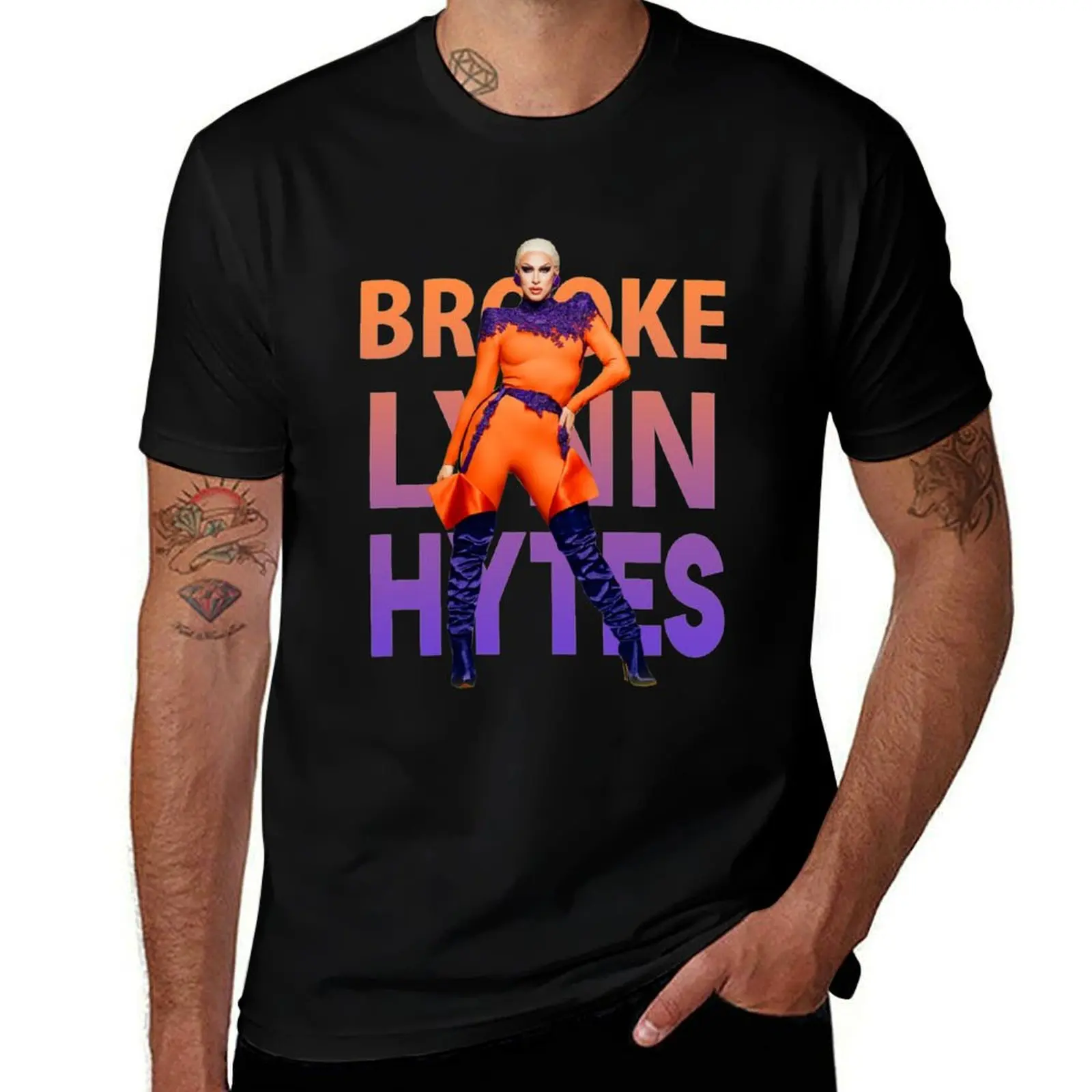 Фото Футболка BROOKE LYNN HYTES в подарок на Хэллоуин, День Благодарения, Рождество, футболка с рождественской тематикой №1