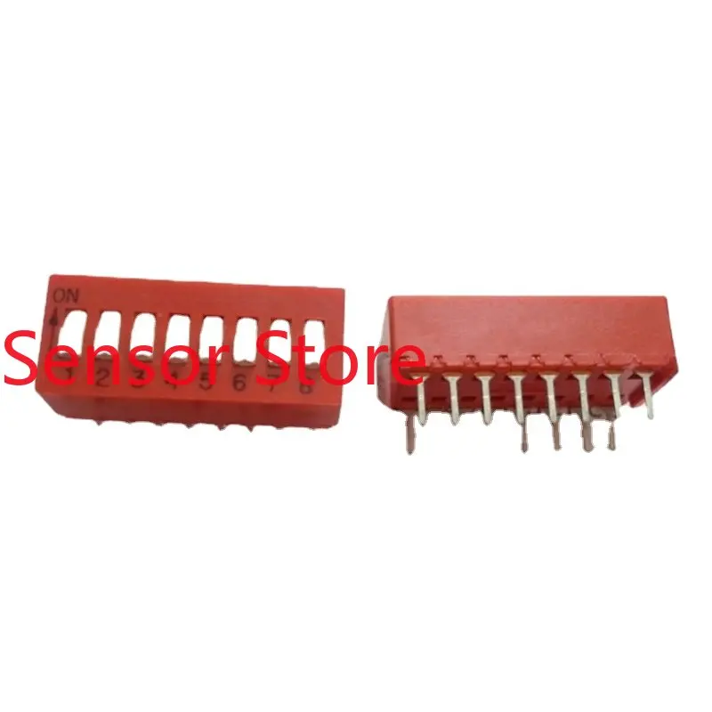

10PCS Inline 8P Dial Switch 8-position Keyboard Type 2.54m Spacing