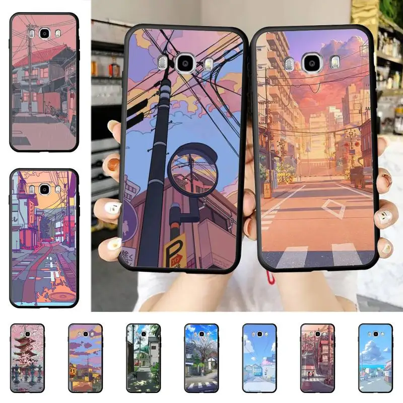 

Japanese Anime Hand Painted House Phone Case for Samsung J 2 3 4 5 6 7 8 prime plus 2018 2017 2016 core