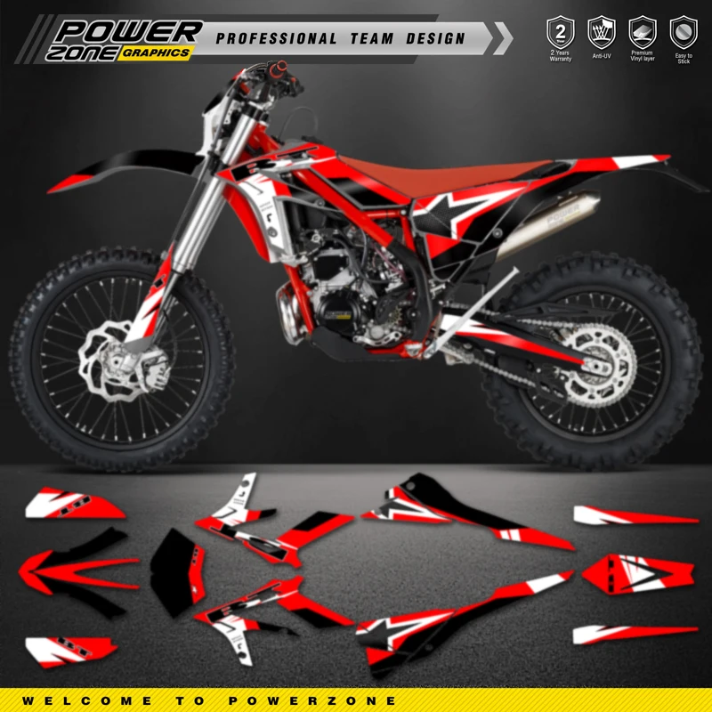 Комплект графических наклеек и PowerZone для BETA Xtrainer 2015 2016 2017 2018 2019 009