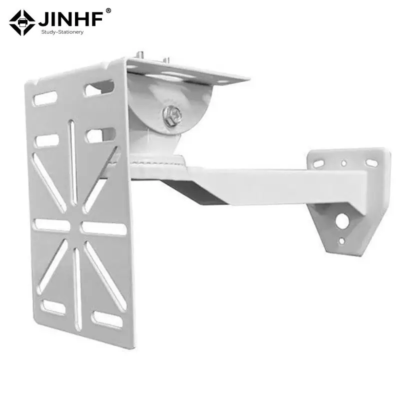 L Shape Adapter Steel Plate Outdoor External Wall/Corner Mount Bracket Holder Monitoring Pole Hoop Bracket for Security Camera