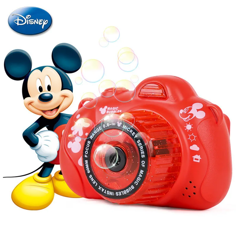 

Полностью автоматическая пузырьковая машина Disney с Микки-Маусом, автоматическая Музыка Светодиодный светильник ка, водонепроницаемое пузырьковое ружье, игрушки для вечеринки, подарок для детей