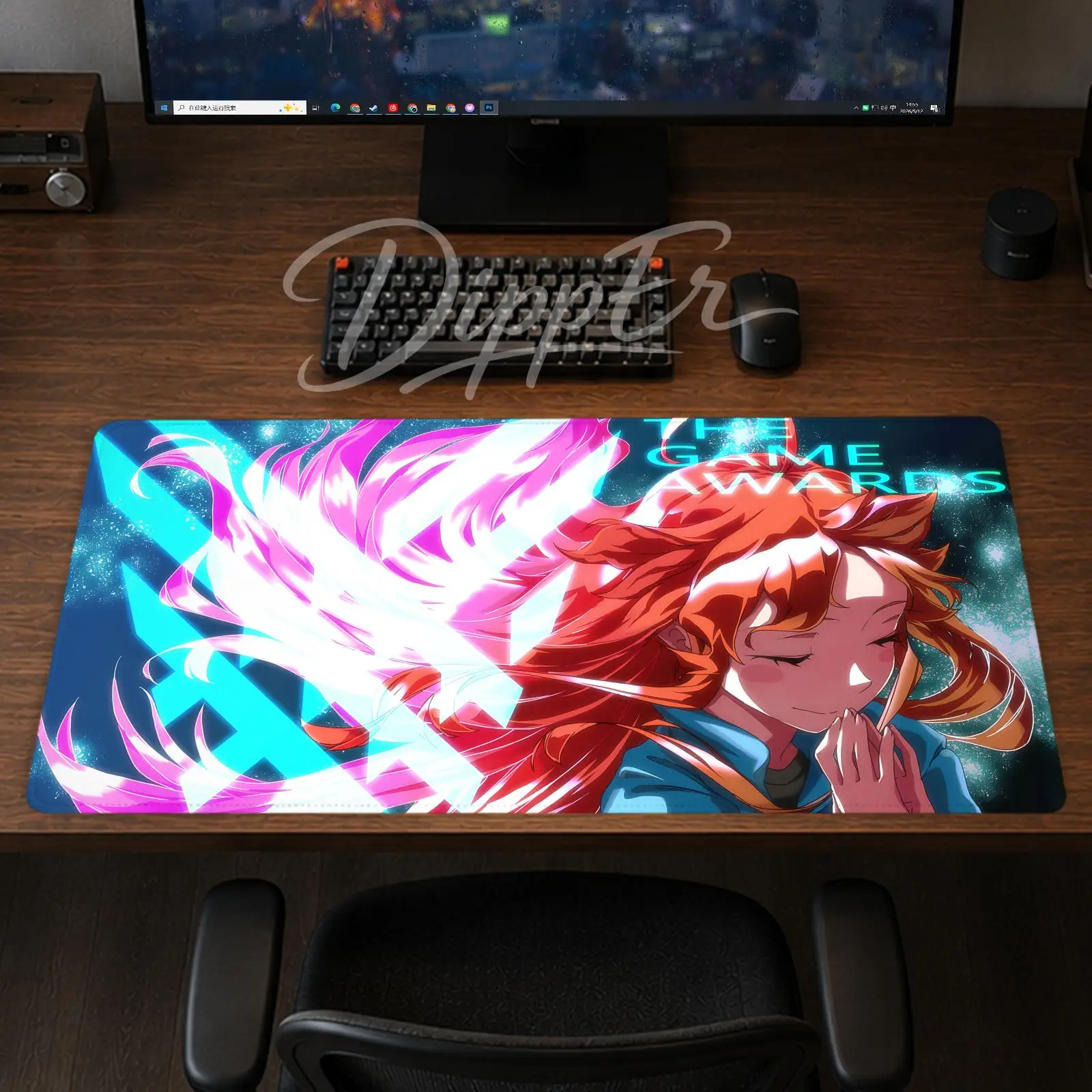 Фото Коврик для мыши Game Celeste, большой офисный коврик для стола, игровой коврик для мыши с резиновой подошвой, нескользящая подушка 900X400 №2