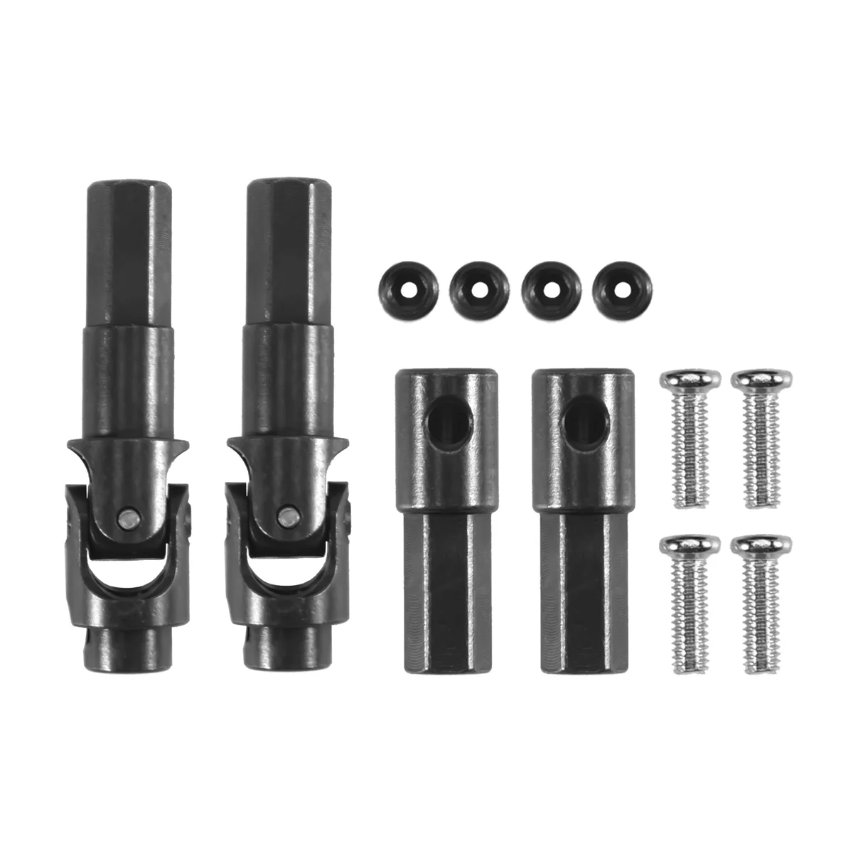 4 Pcs Metal Front Axle Drive Shaft Rear for WPL C14 C24 C34 B14 B24 B36 MN D90 MN99S RC Car Upgrade Parts