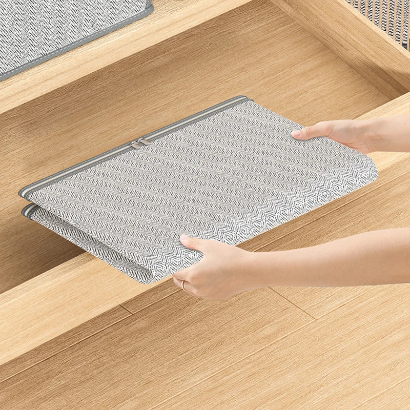 Складная коробка для хранения одежды нетканый органайзер под кроватью одеял