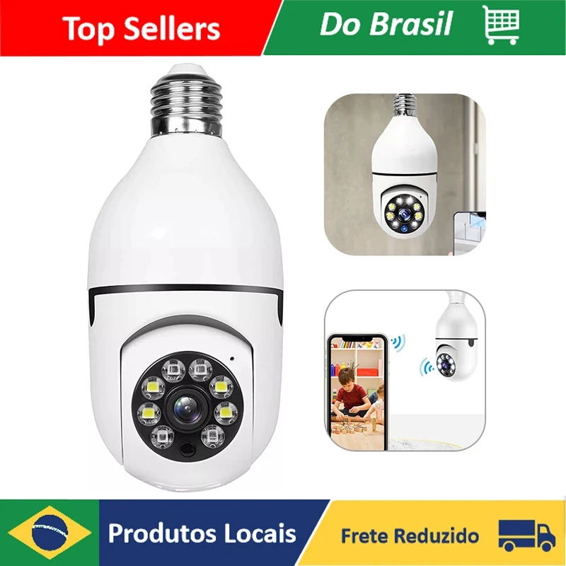 

Câmera de segurança doméstica 1080P HD wi-fi Lâmpada Inteligente Câmera de Segurança câmera ip YOOsee