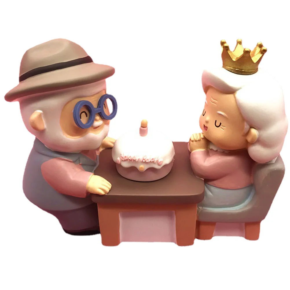 

Resin Elderly Couple Statue Elderly Couple Decor Elderly Couple Ornament