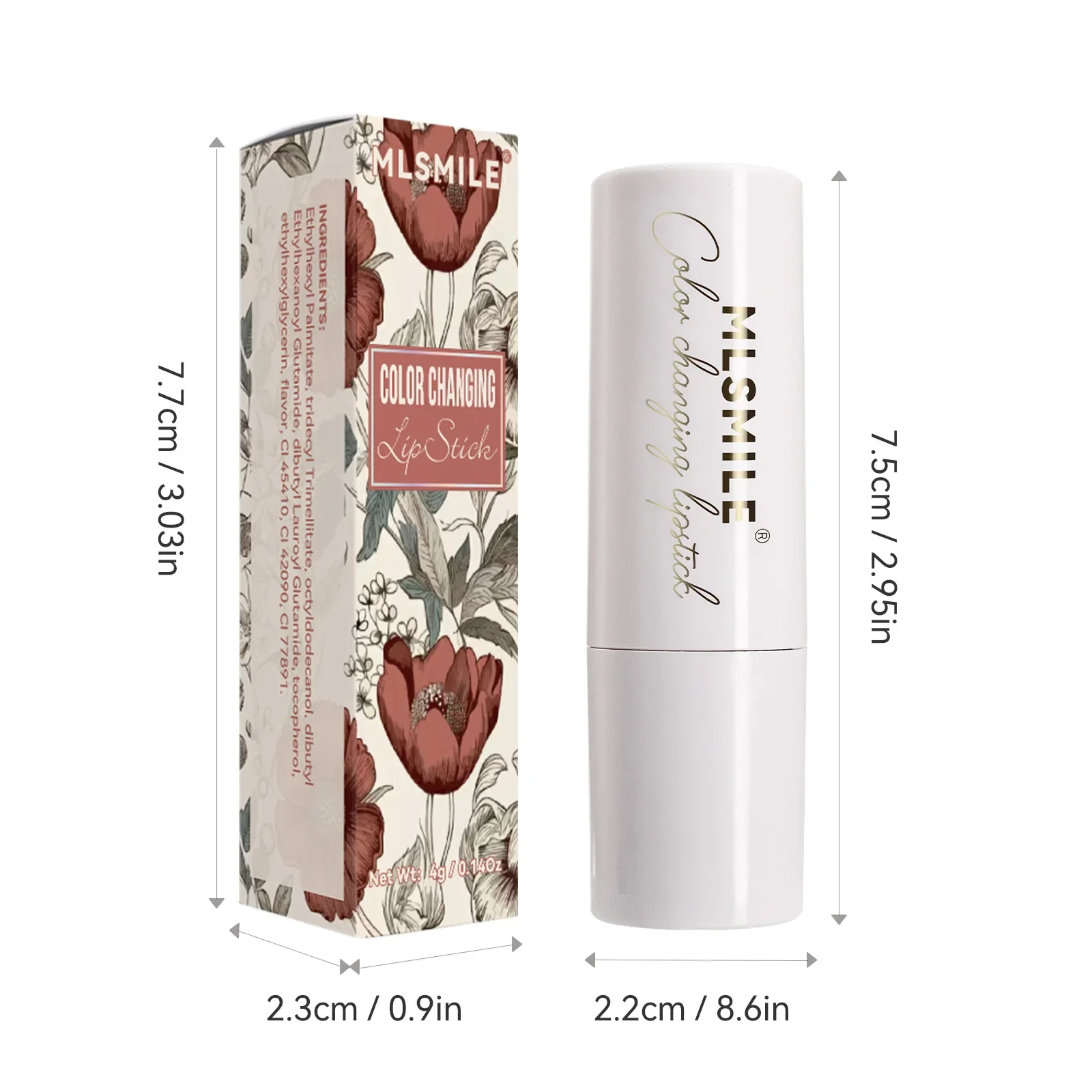 MLSMILE 6-цветная губная помада для Kekemood увлажняющее зеркало водный свет однотонный