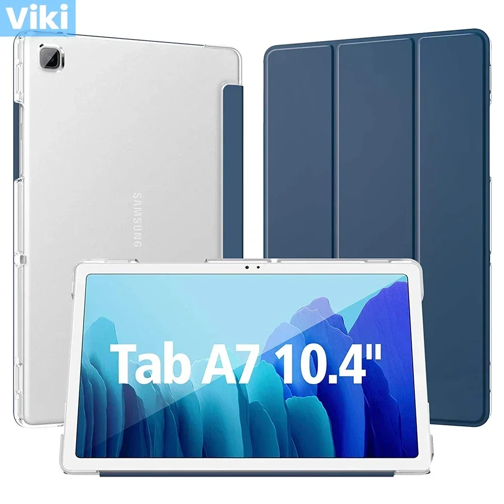 For Samsung Galaxy Tab A7 10.4 2020 2022 SM-T500 SM-T505 SM-T503 SM-T509 Trifold Stand Tablet Case Leather Flip Smart Cover