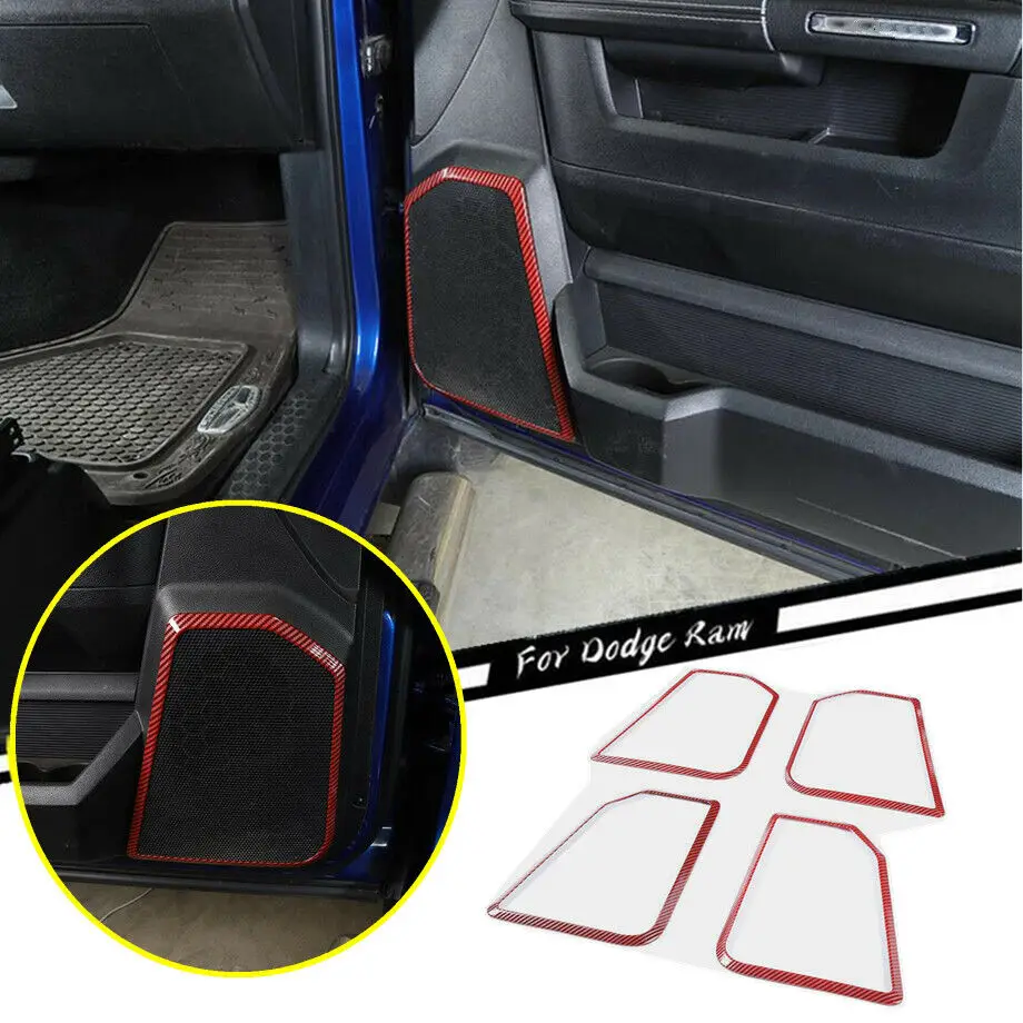 

Накладка для 10-2017 Dodge RAM 1500 Red из углеродного волокна