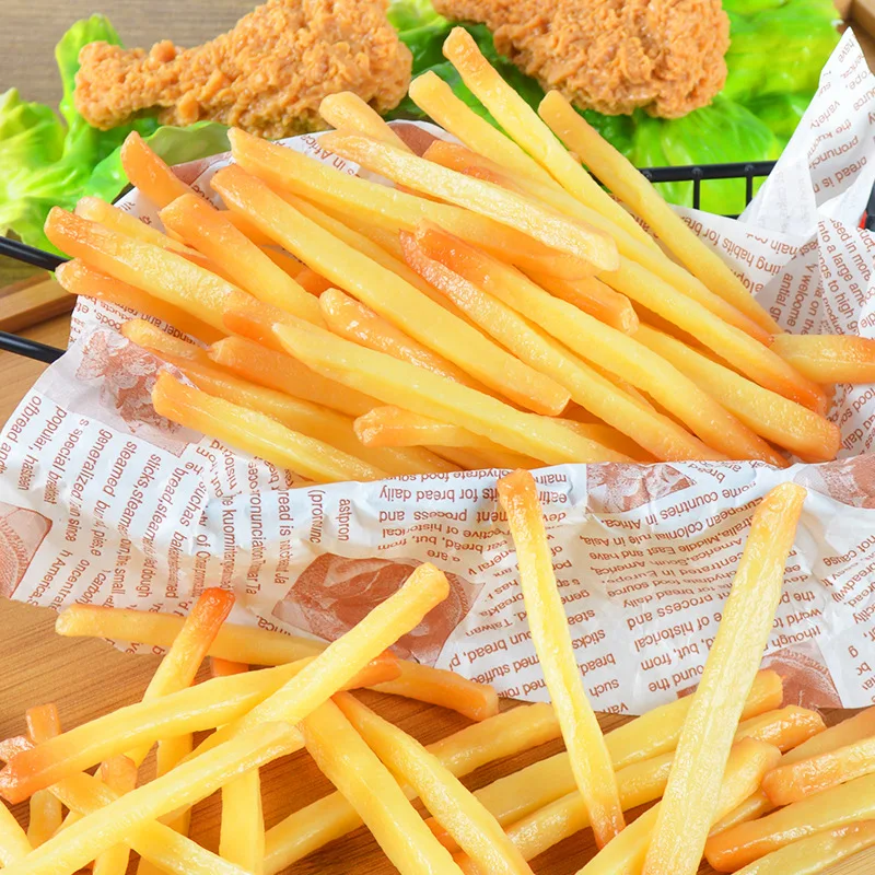 10 шт. имитация картофеля фри поддельная модель еды магазин гамбургеров реквизит
