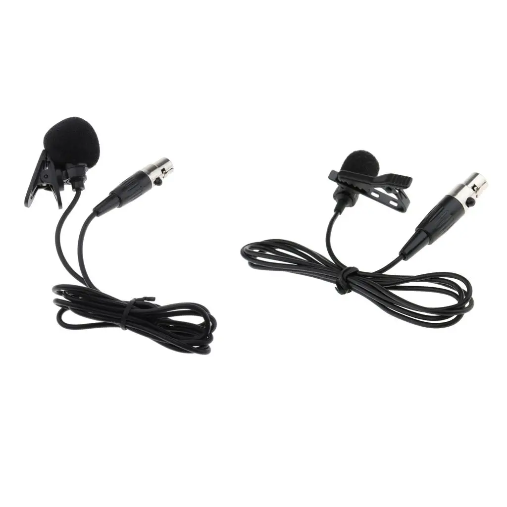 

Mic XLR 3-pin Female clip de solapa Microphone & Windscreen