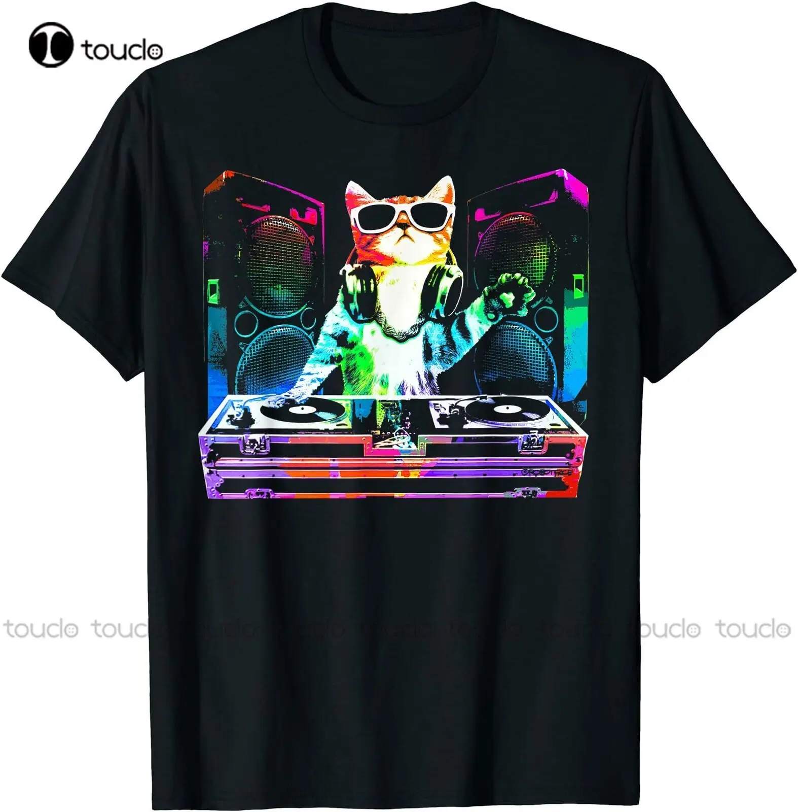 

House Cat (New Dj Cat Kitty) Funny Gift Cat Lover T-Shirt Size S-5Xl T Shirts For Men Graphic Custom Aldult Teen Unisex Xs-5Xl