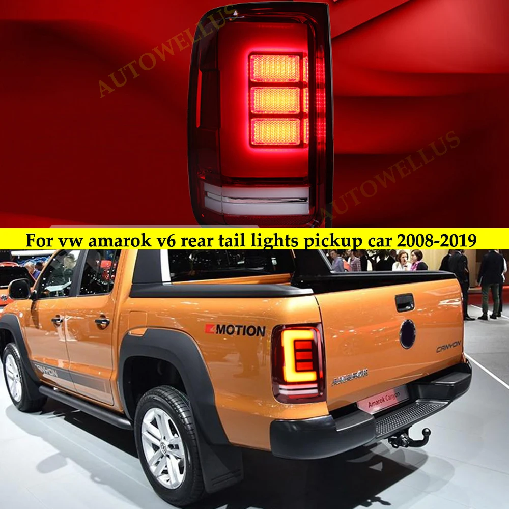 

Автомобильные светодиодные лампы Vw Amarok V6, задние фары с указателем поворота, Storbe, фонари заднего хода, подходят для Vw Amarok V6 lamp 2008-2020, пикап-автомобиль