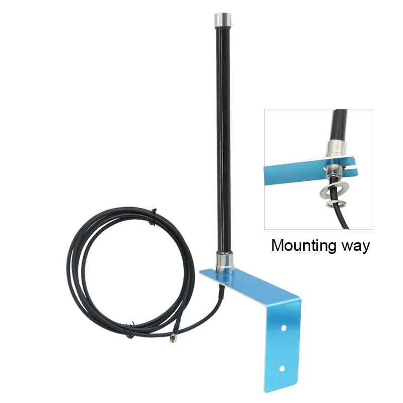 Helium Miner 4G LTE 3G GSM External WiFi  Outdoor Aerial Fiberglass Omni IP67 Waterproof Antenna With RG58 Cable