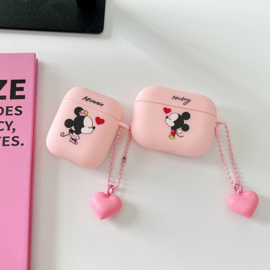 

Cute Cartoon Disney Mickey Matte Cover for Apple AirPods 1 2 3rd Pro Case for AirPods Pro 2nd Headphone Earphones Accessories