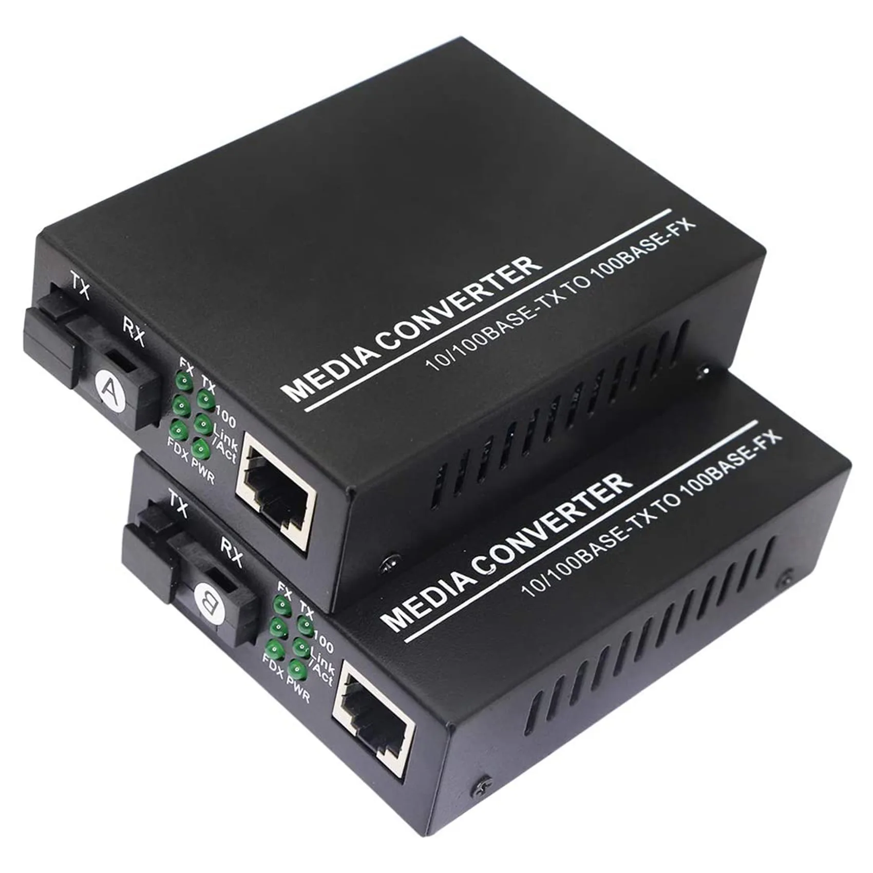 

Волоконный медиа-конвертер Ethernet, одномодовый 10/100Base-TX до 100Base-FX, от RJ45 до SC, волоконный трансивер до 25 км (1 пара)