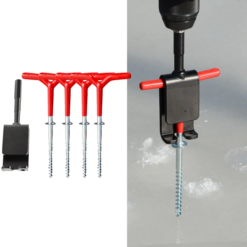 Универсальный комплект ледового якоря укрытие для зимней рыбалки якорный