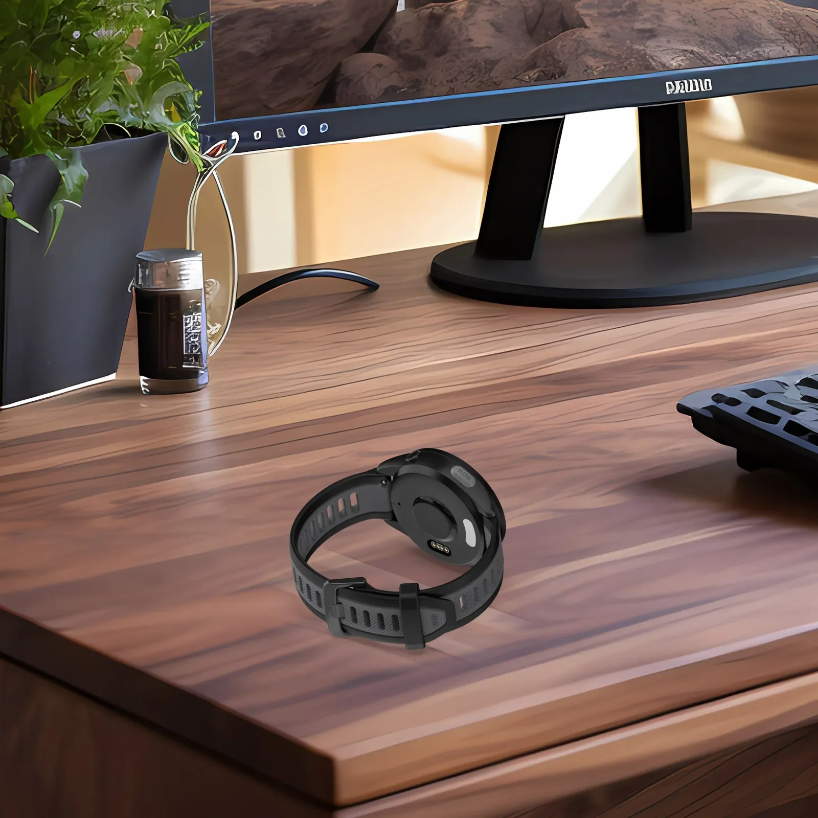 Официальный силиконовый ремешок 182022 мм для Garmin Forerunner 55 165 965 265 645 265S 255S Music Soft Belt для Gramin Venu 3 3S Band (art.: 3920cd9bbf03a) - 3920cd9bbf03a