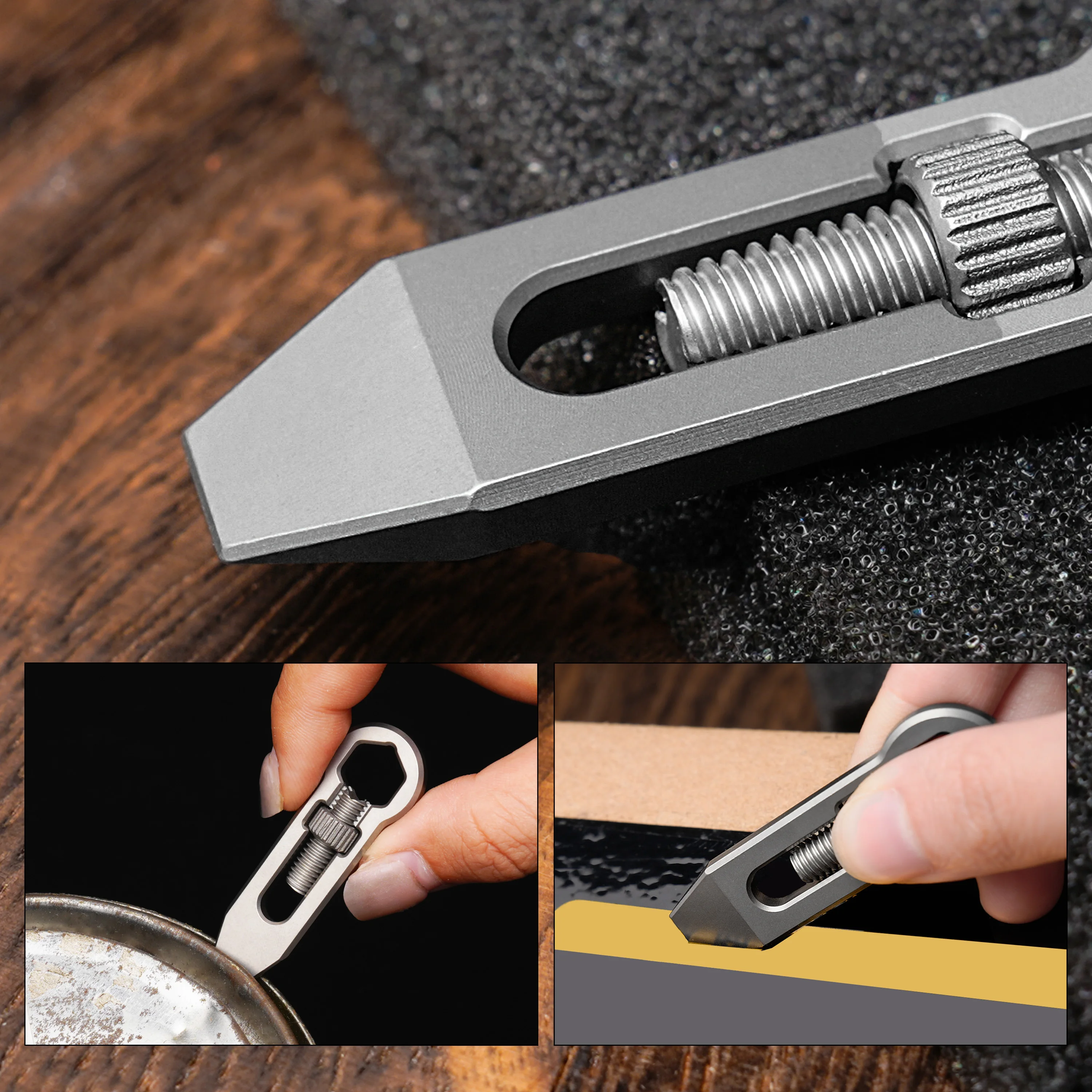 Лом из титанового сплава многофункциональный портативный мини-отвертка EDC