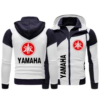 yamaha 2022 new fashion men hoodie red zip hooded sweatshirt casual pullover motor racing jacket yamaha men clothing streetwear