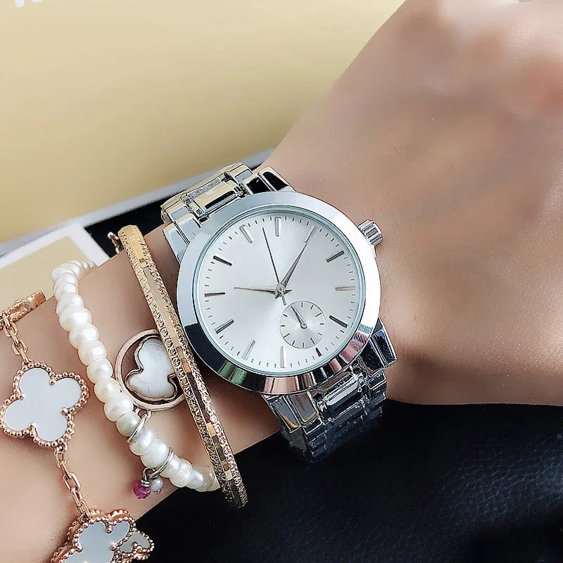 Brand Wrist Watches Women Girl Ladies Style Quartz Casual Steel Metal Band Clock m82