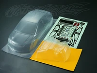 110 pc rc shell body civic fd2fn2 type r 195mm width transparent shell body with lampshade for 3r mst yokomo hpi hsp