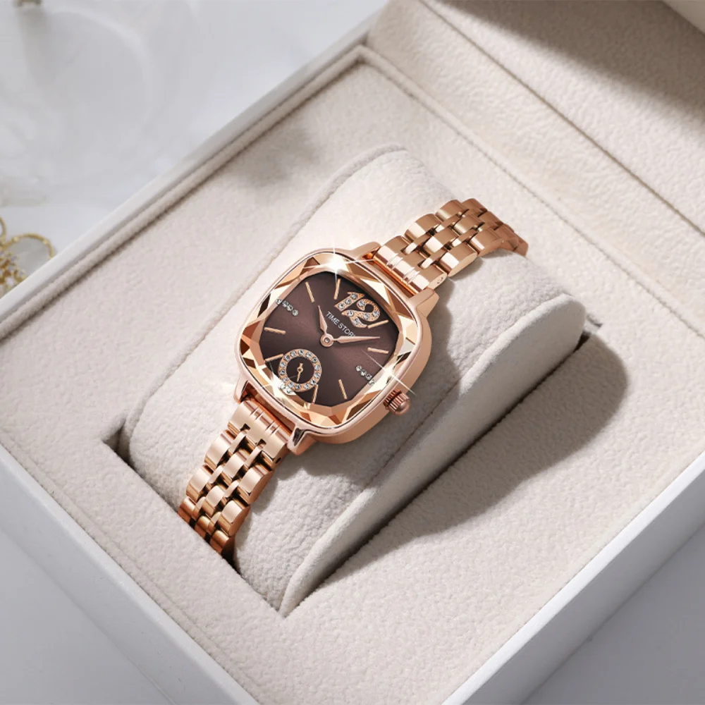New Fashion Steel Band Women's Waterproof Quartz Watch