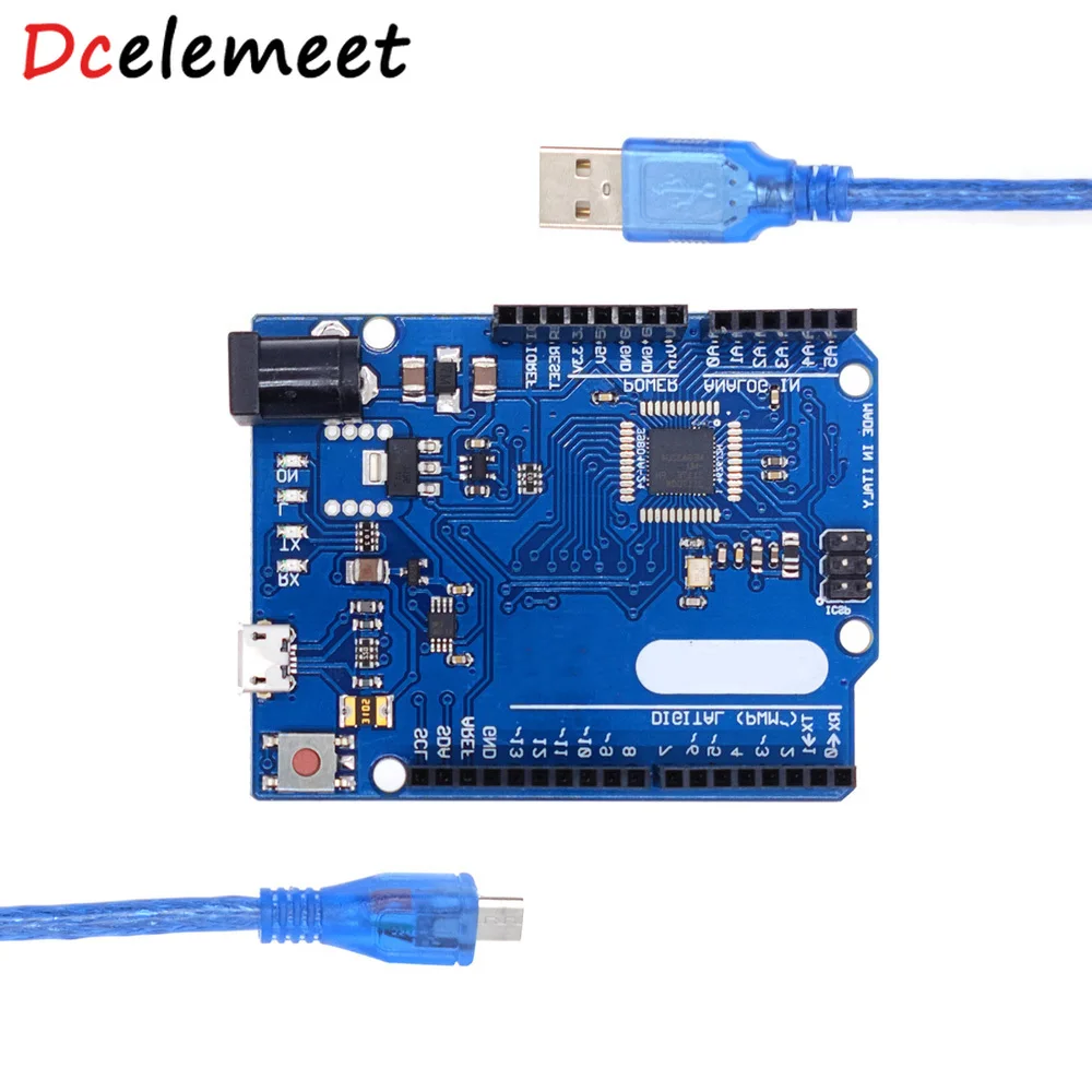 

Leonardo R3 Microcontroller Original ATMEGA32U4 Development Board With USB Cable Compatible For Arduino DIY Starter Kit
