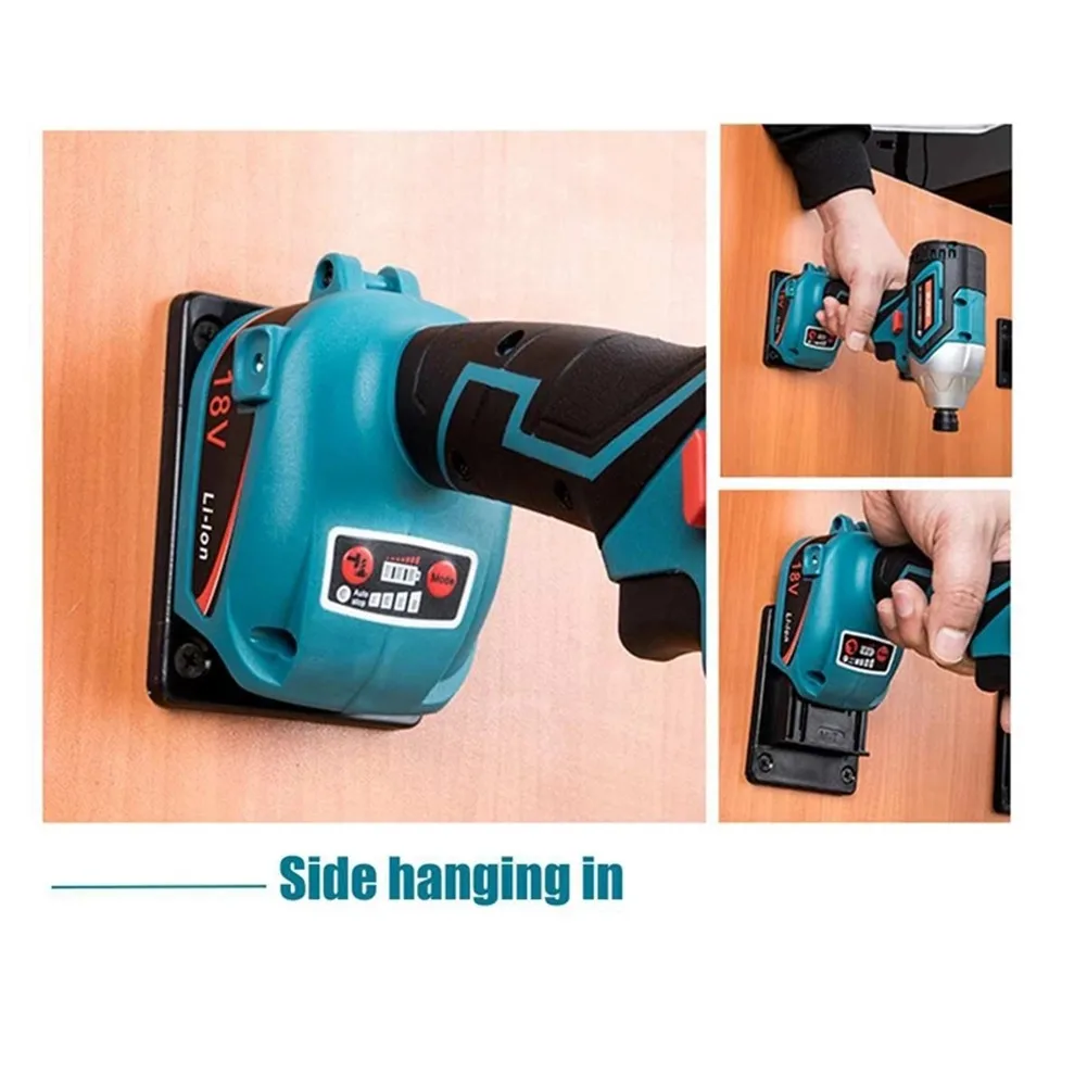 

5pcs Wall Mount Storage Rack Electric Tool Holder Bracket For Tool Base Power Tool Hoder Accessories