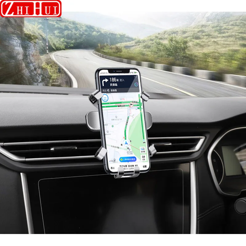 car styling mobile phone holder for škoda skoda octavia superb spaceback rapid 2013 2020 air vent mount gravity bracket stand free global shippin
