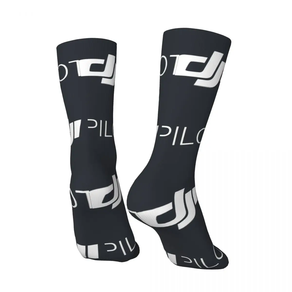 Забавный бестселлер - мужские носки Pilot Merchandise Harajuku DJ Street Style Pattern Crew Sock Gift с принтом