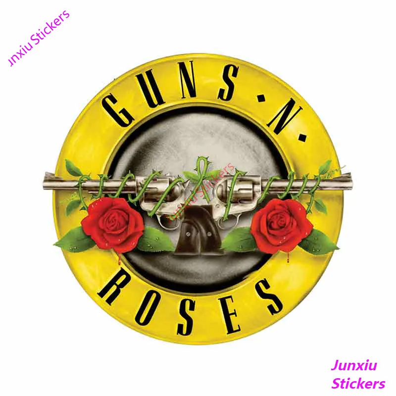 

Надпись Guns N Roses, забавные красочные автомобильные наклейки и наклейки JDM RV VAN, «сделай сам», отличная наклейка для бампера, багажника, грузовика KK, материал KK12 * 12 см