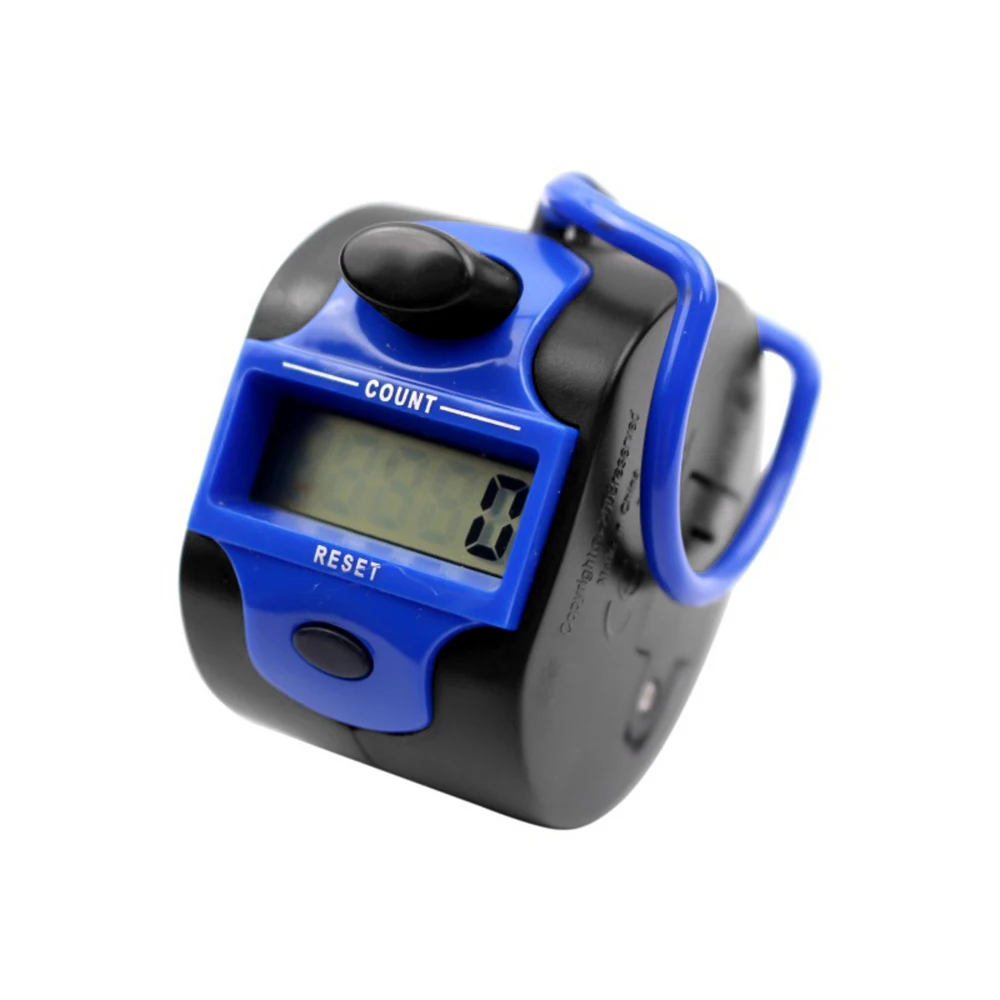 

5-значный счетчик, ручные вязаные рядные кликеры, цифры, ручной ручной жидкий ЖК-дисплей, электронный спортивный счетный инструмент