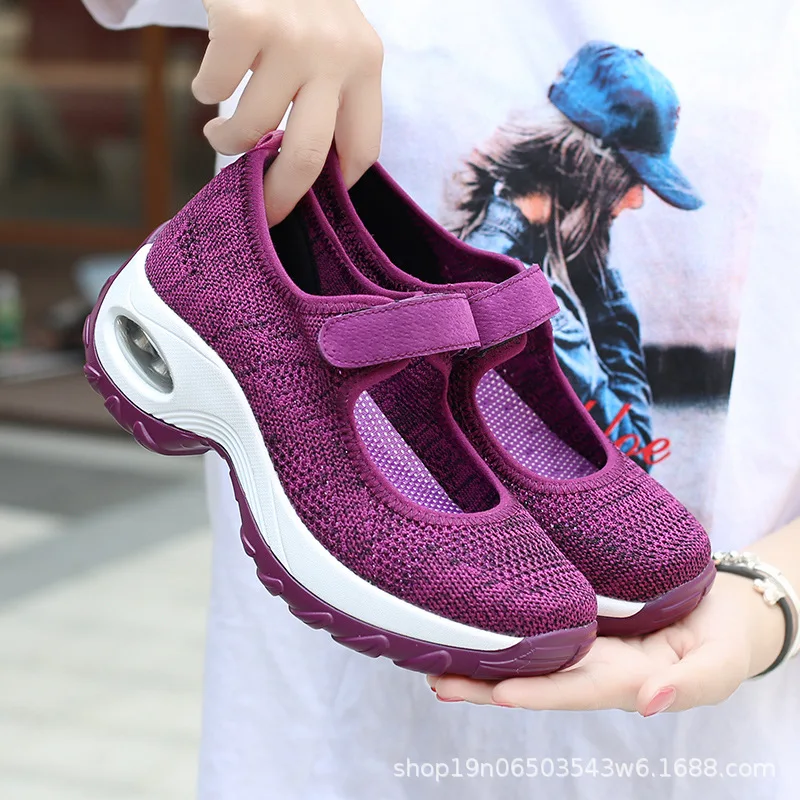 

2022 summer new cross-border foreign trade travel ladies mother shoes canvas insoles large size old Beijing canvas shoes