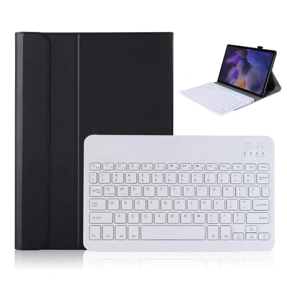 

Чехол для планшета Samsung Tab A8 10,5, 2021 дюймов, с планшетом X200, с клавиатурой, с Bluetooth-совместимой клавиатурой, тачпадом и подставкой, защитный чехол