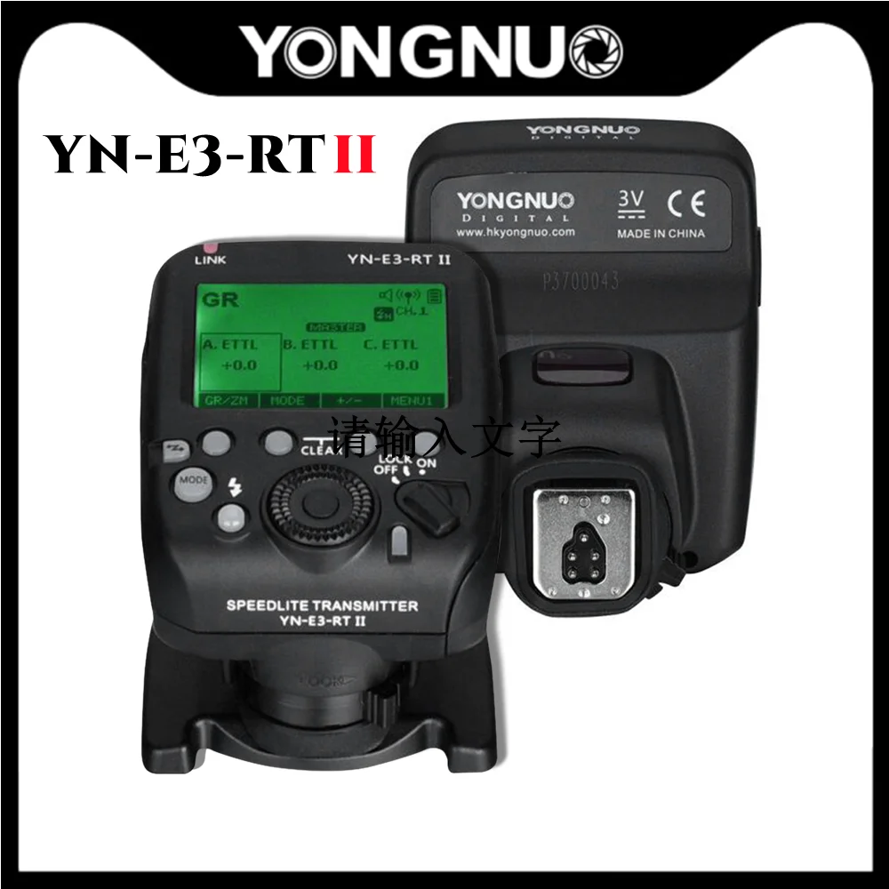 YONGNUO YN-E3-RT II радиоуправляемая Вспышка Speedlite передатчик водонепроницаемый TTL для камеры Canon 600EX-RT YN600EX-RT II