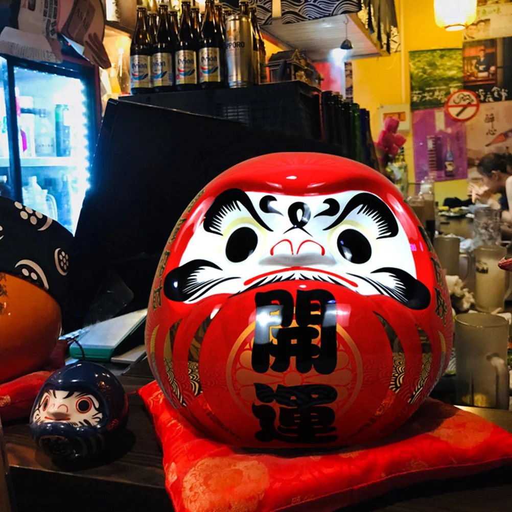 Дхарма Яйцо Орнамент Дарума Игрушечные Украшения Статуэтки Керамика Японские