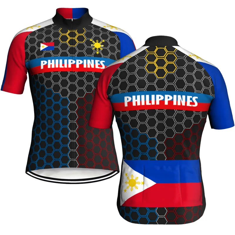 

Филиппинская Спортивная дорожная Джерси, велосипедная одежда, велосипедная куртка с коротким рукавом, одежда для горного велосипеда, нижня...