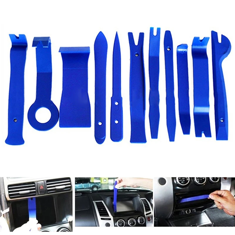 

11PCS Car Removal Kits Auto Interior Radio Panel Trim Dashboard Removal Tool