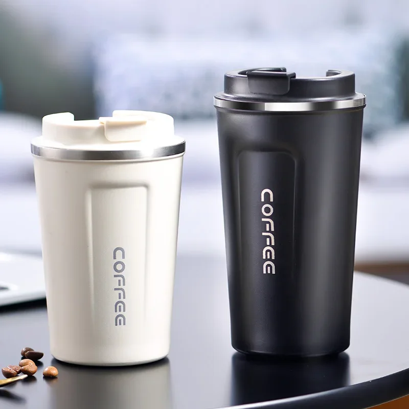 

Stainless Steel Coffee Cup Thermos Mug Leak-Proof Thermos Travel Thermal Vacuum Flask Insulated Cup Water Bottle