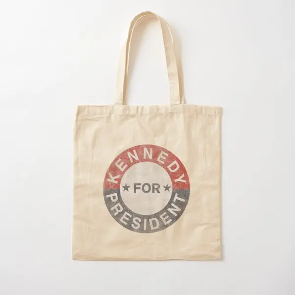 

Kennedy For President Jfk 1960 Cotton Canvas Bag Fabric Shoulder Bag Reusable Fashion Shopper Handbag Unisex Casual Printed