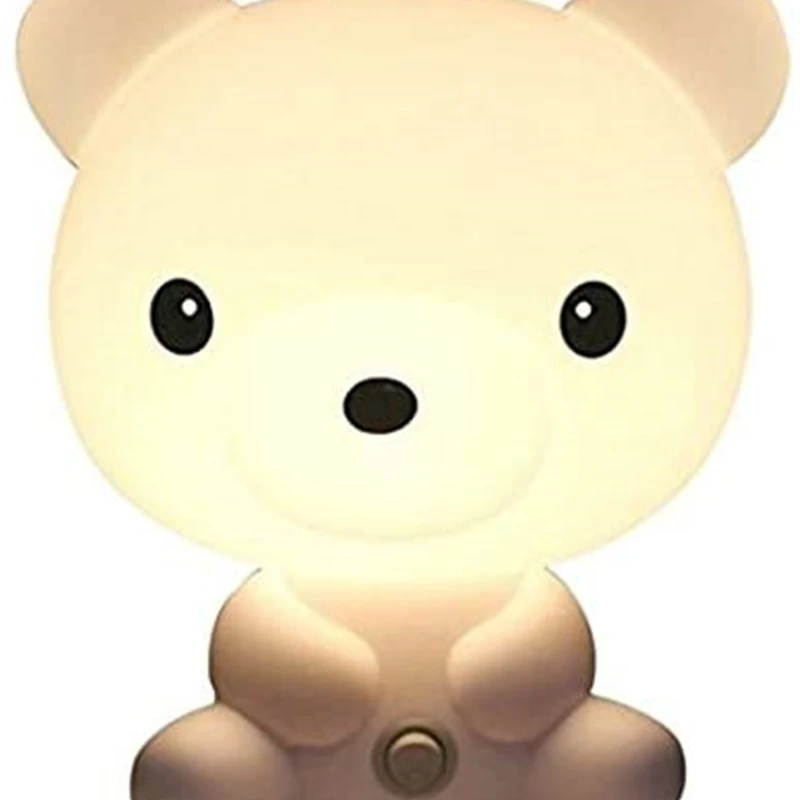 

Cartoon Panda Dog Bear Night Light Baby Kids Sleeping Bedroom Lamp for Children Bedside Living Room Christmas Gifts EU/US Plug