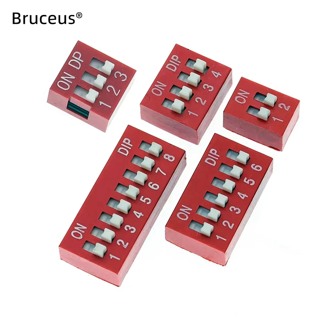 10 шт. модуль переключателя слайдов 2 3 4 6 8 Pin 54 мм