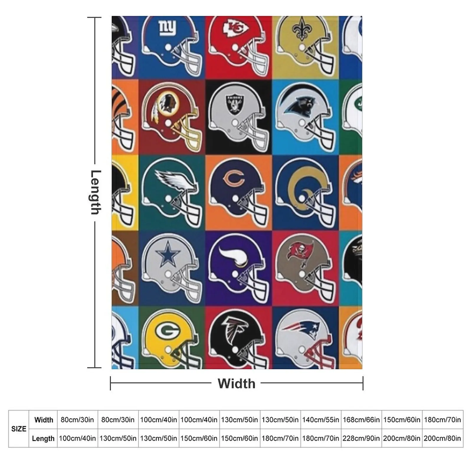 NFL США Плед Роскошные утолщенные волосы дизайнерские одеяла для диванов Одеяла