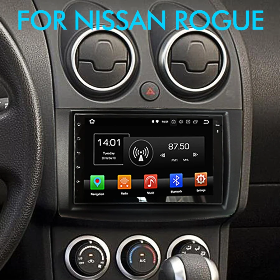 

128 ГБ Android 12 радио 2Din для Nissan Rogue 2009 - 2015 GPS-навигация стерео автомобильный мультимедийный видеоплеер Авторадио головное устройство