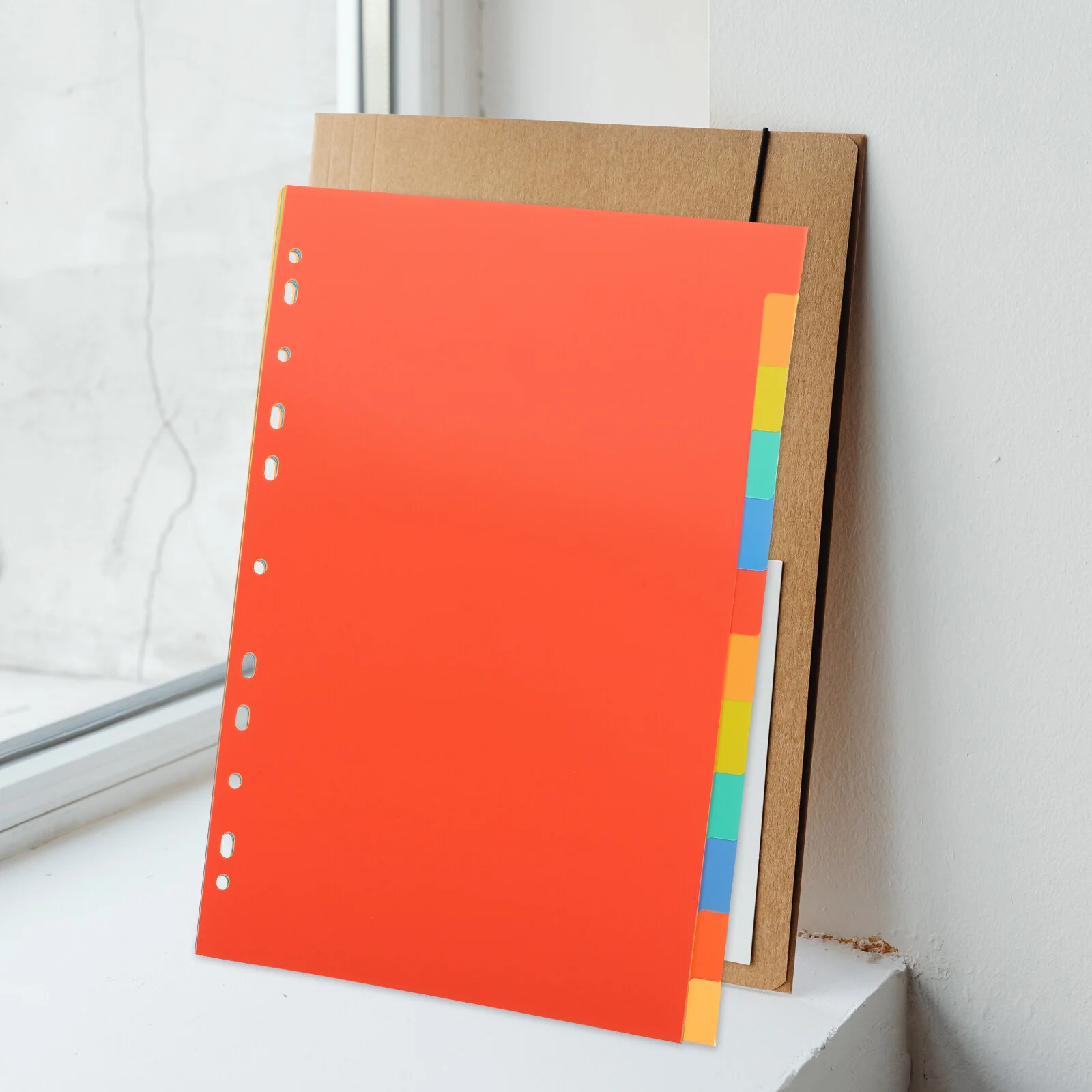 

3 Sets Adhesive Plastic Binder Divider A4 Notepad Dividers A5 Aesthetic Card Binder Office Page Markers School