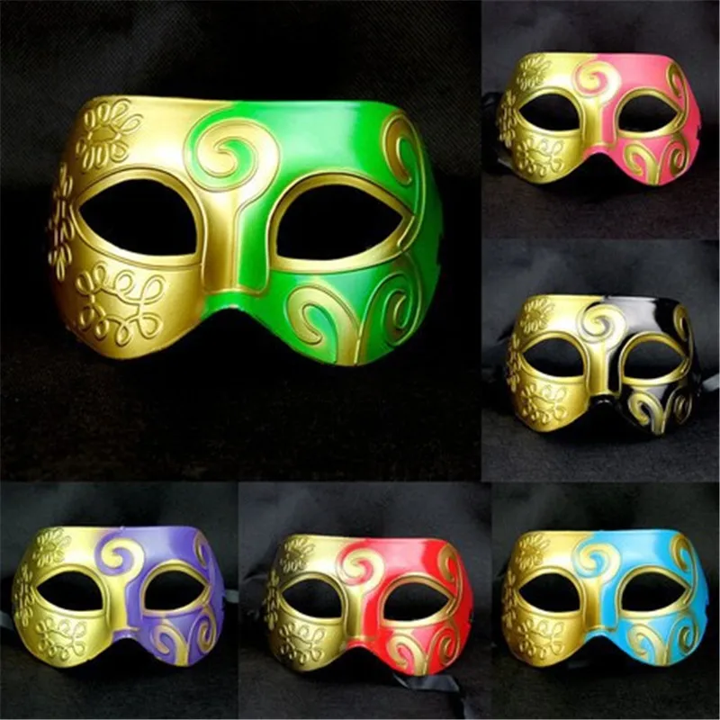 

Halloween Pumpkin Festival Christmas Mask Cosplay Supplies Fashion Colorful Men Prince Jazz Masks Masquerade Plastic Mask